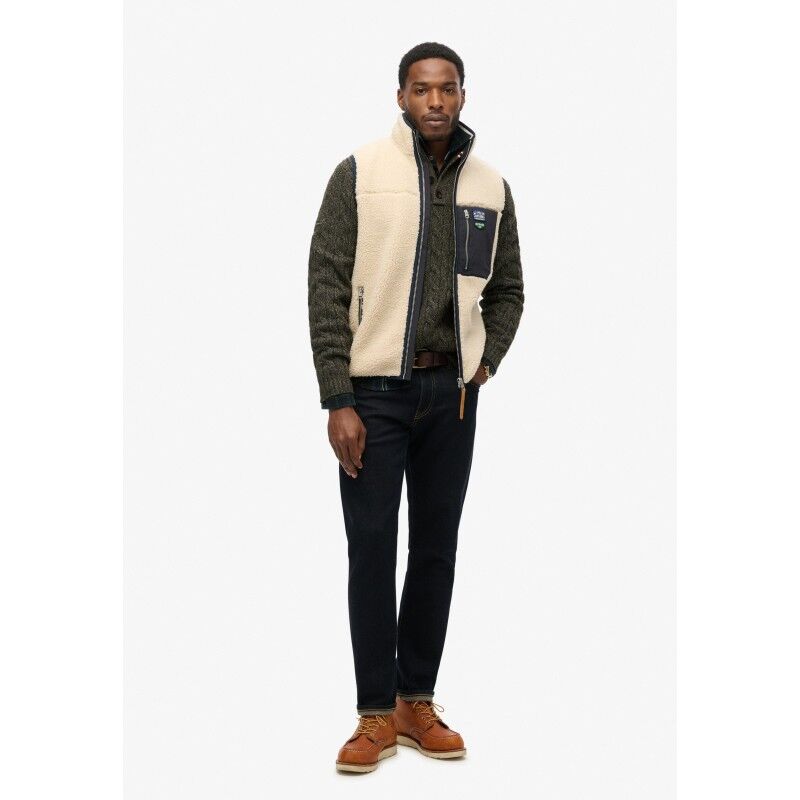 Superdry Vintage Retro Borg Fleece - Polaire sans manches homme | Hardloop