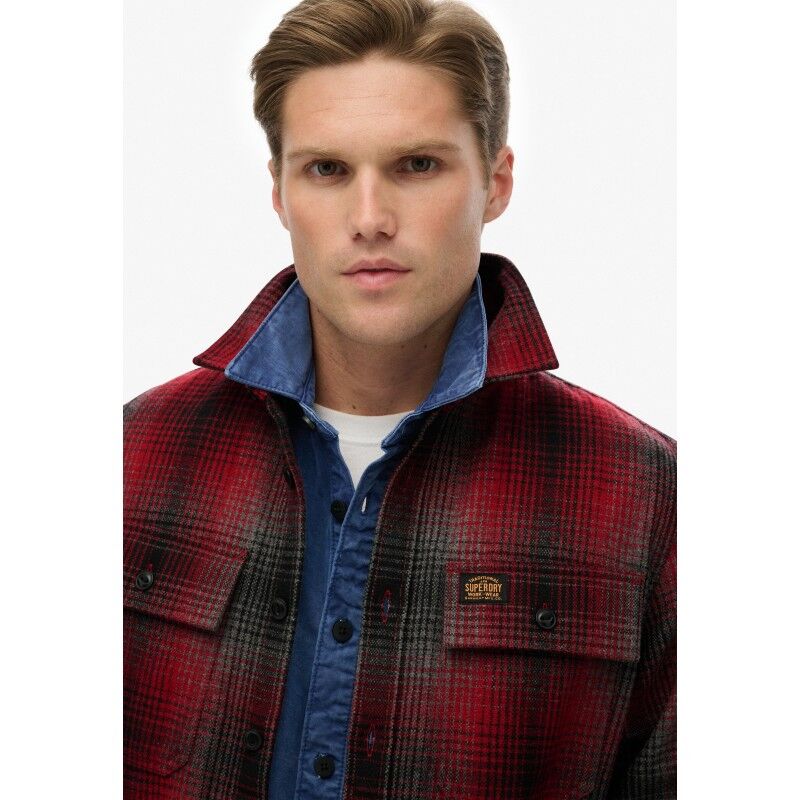 Superdry Wool Miller Overshirt - Surchemise homme - Overshirt - Men's | Hardloop