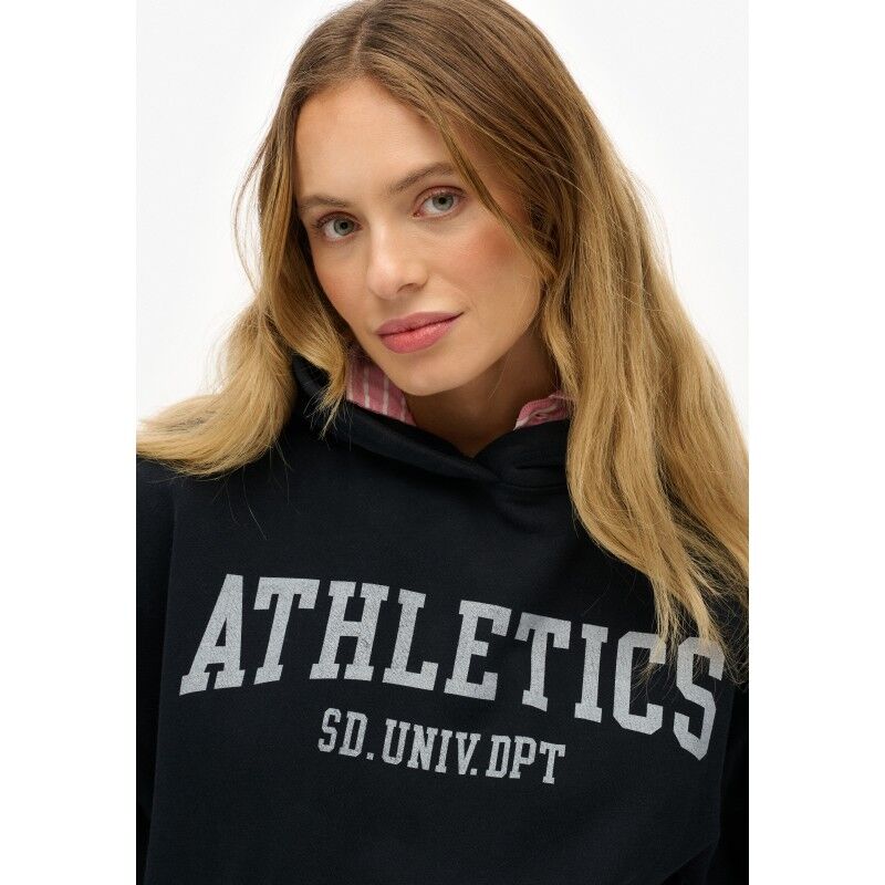Superdry Ath Ess Relaxed Hood - Sweatshirt à capuche femme | Hardloop