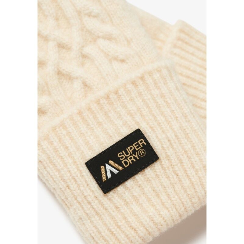 Superdry Cable Luxe Handwarmers - Gloves - Women's | Hardloop