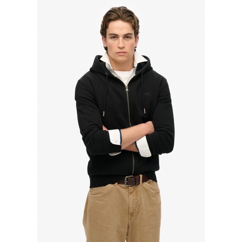 Essential Logo Half Brushed Zip Hoodie - Huppari - Miehet