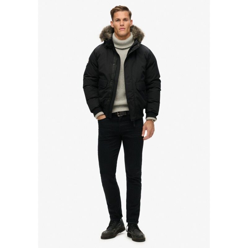 Superdry Everest Faux Fur Bomber Jacket - Pánsky kabát | Hardloop