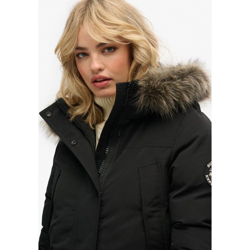 Superdry Everest Faux Fur Parka Coat - Parka - Dam | Hardloop