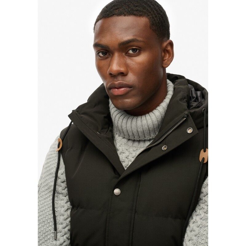 Superdry Everest Hooded Puffer Gilet - Doudoune homme | Hardloop