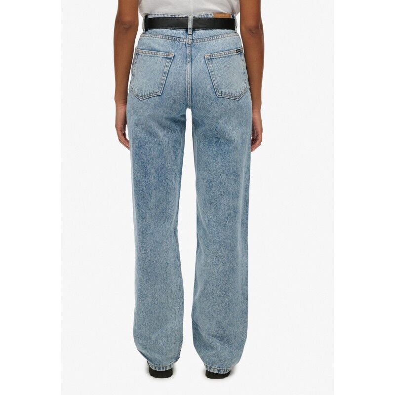 Superdry Organic Cotton High Rise Wide Leg - Hose - Damen | Hardloop