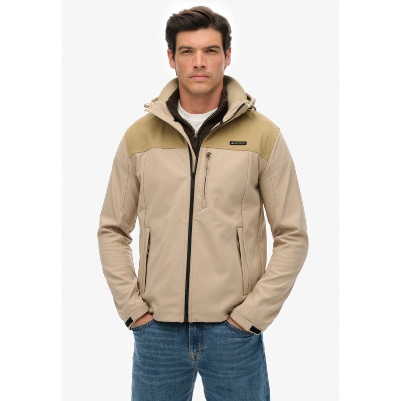 Superdry Hooded Softshell Tech Trekker - Regenjacke - Herren | Hardloop