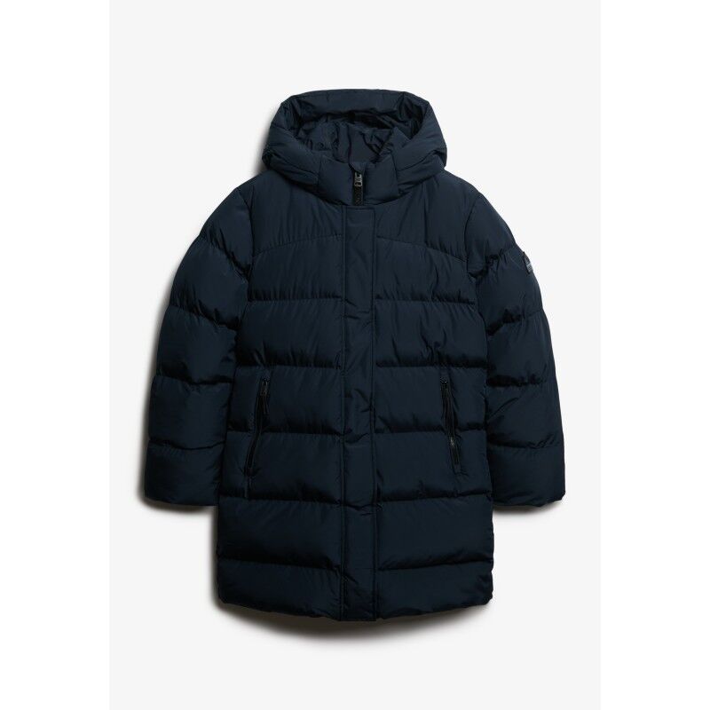 Superdry Hooded Sports Puffer Mid Jkt - Kunstfaserjacke - Damen | Hardloop