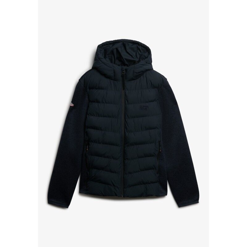 Superdry Hooded Storm Knit Hybrid Jkt - Casaco penas homem | Hardloop