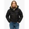 Superdry Black Puffer Jacket - Synthetic jacket - Women's | Hardloop