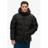 Superdry Black Puffer Jacket - Synthetic jacket - Men's | Hardloop