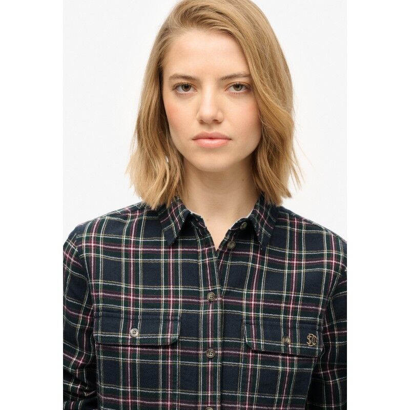 Superdry Lumberjack Check Flannel Shirt - Hemd - Damen | Hardloop