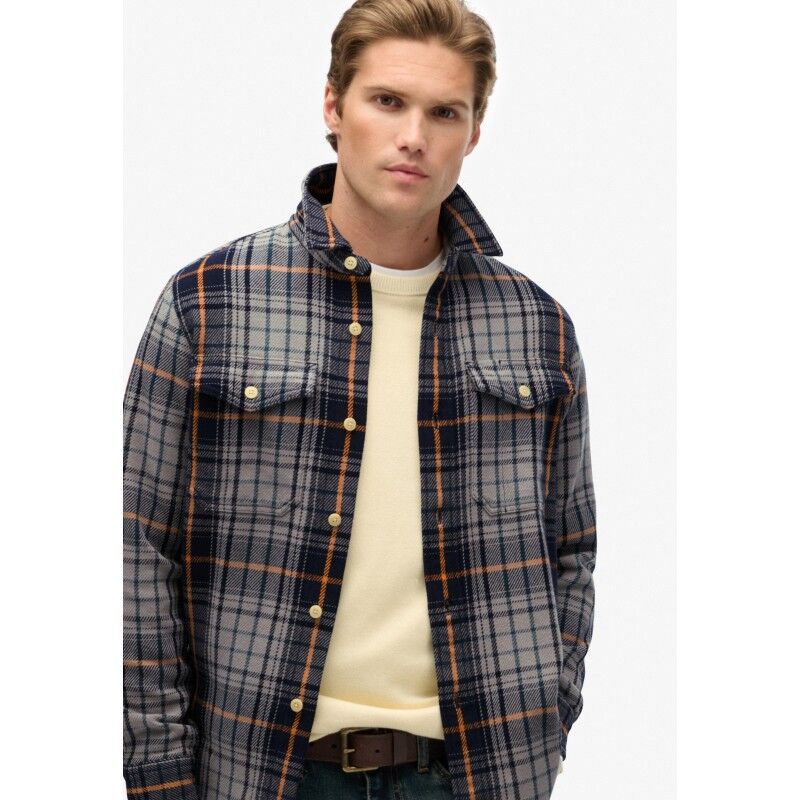 Superdry Merchant Heavy Checked Shirt - Koszula meski | Hardloop