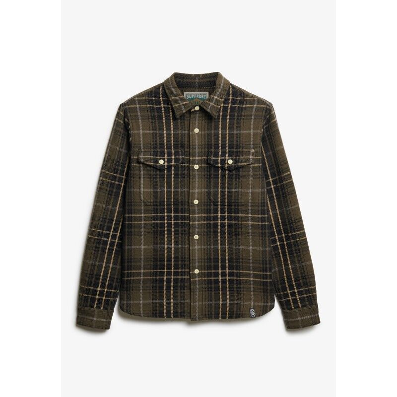 Superdry Merchant Heavy Checked Shirt - Hemd - Herren | Hardloop