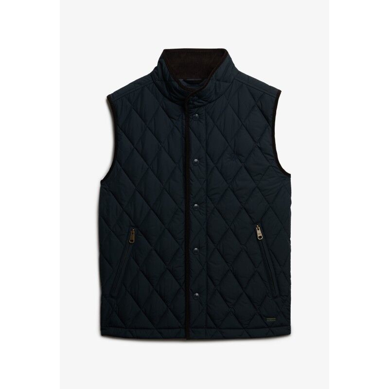 Superdry Quilted Estate Gilet - Gilet - Uomo | Hardloop