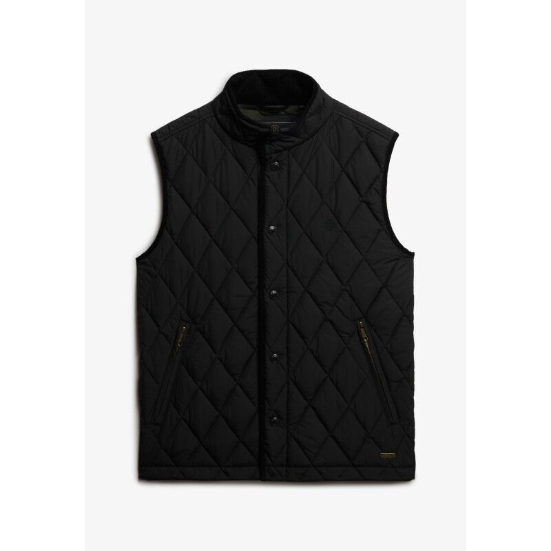 Superdry Quilted Estate Gilet - Bodywarmer - Heren | Hardloop