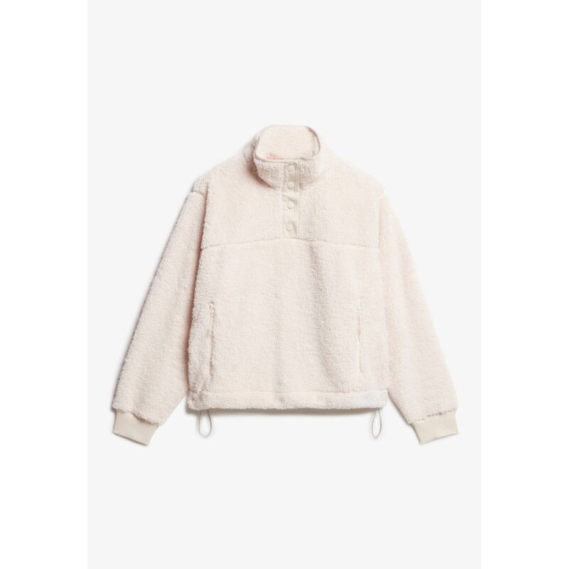 Superdry Super Soft Popper Neck Teddy Fleece - Fleece jacket - Women's | Hardloop
