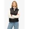 Superdry Black Puffer Gilet - Synthetic vest - Women's | Hardloop