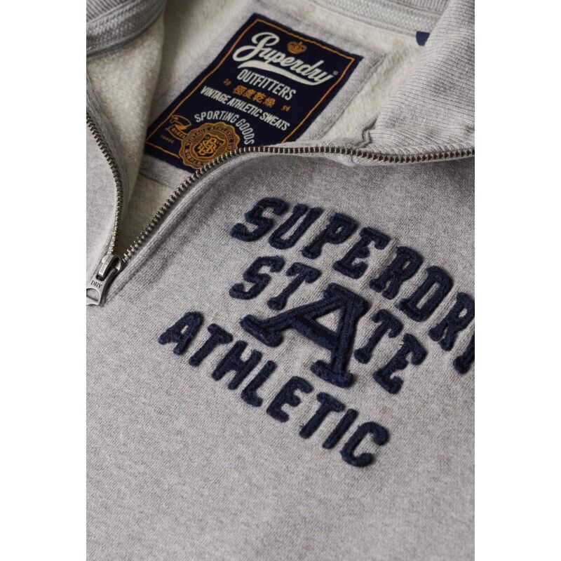 Superdry Vintage Athletic Zip Half-Zip - Jumper - Men's | Hardloop