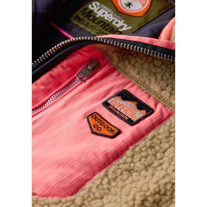 Superdry Vintage Retro Half Zip Fleece - Polar mulher | Hardloop