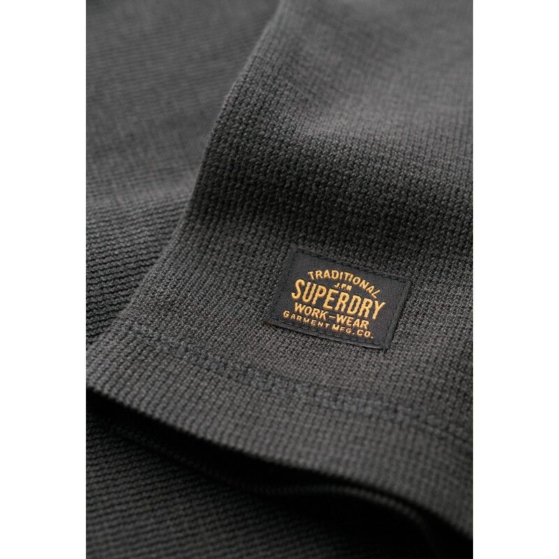 Superdry Waffle Long Sleeve Henley Top - T-shirt - Uomo | Hardloop
