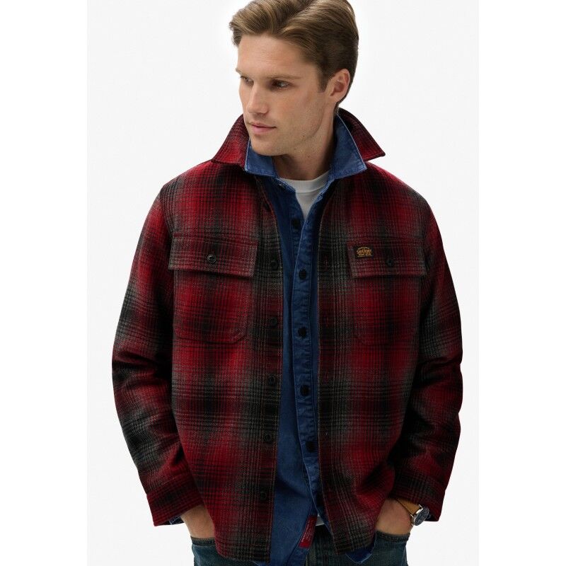 Superdry Wool Miller Overshirt - Surchemise homme - Overshirt - Men's | Hardloop