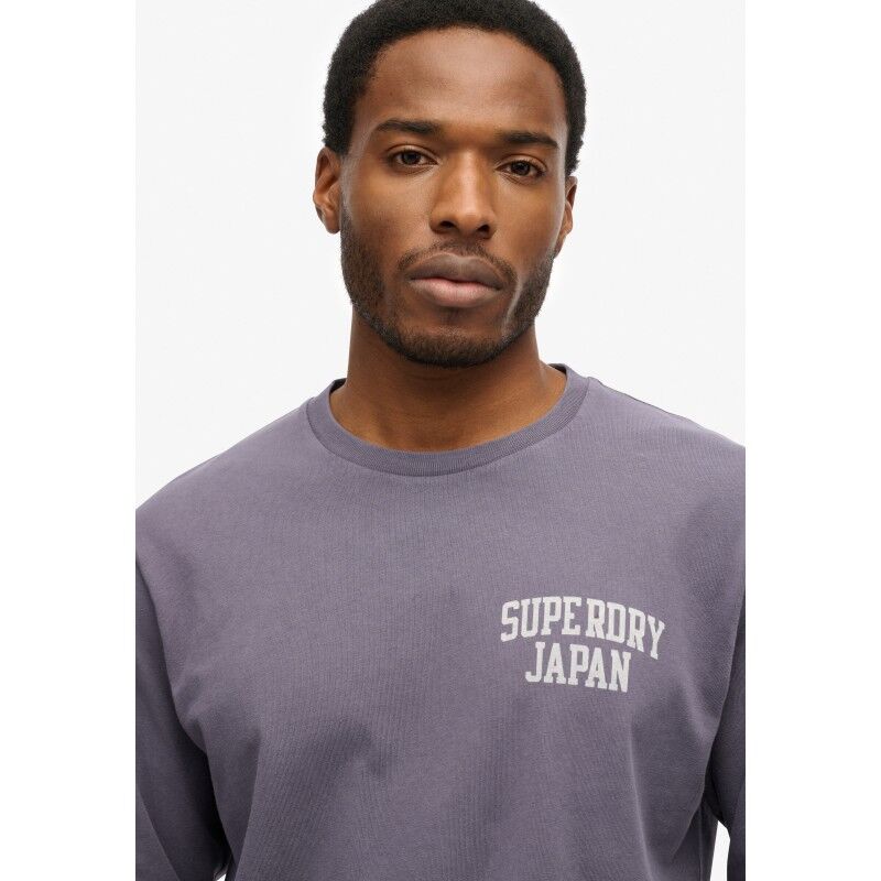Superdry Athletic Ess Ls Tee - T-shirt - Herrer | Hardloop