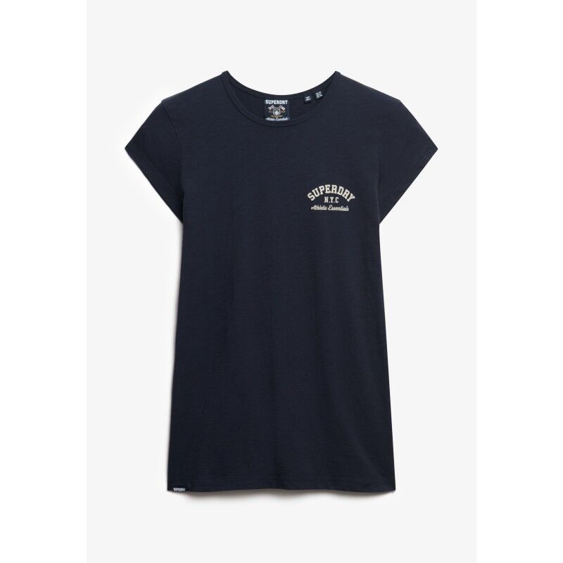 Superdry Athletic Essential Slub Tee - T-shirt - Dames | Hardloop