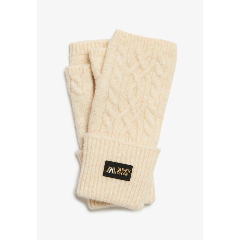 Superdry Cable Luxe Handwarmers - Gloves - Women's | Hardloop
