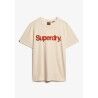 Superdry Classic Core Logo Shadow Tee - T-shirt - Herrer | Hardloop