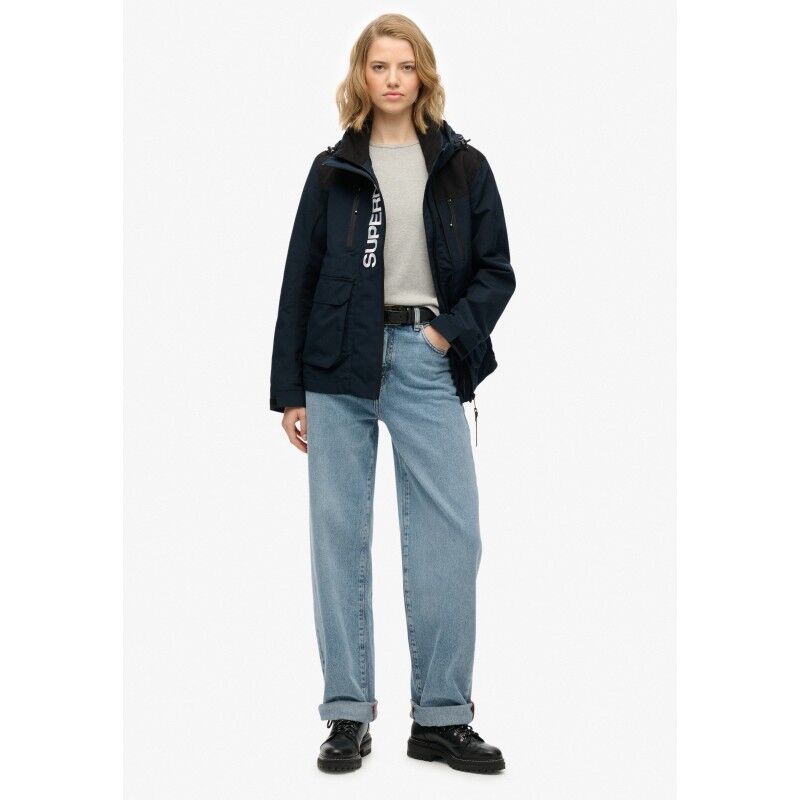 Superdry Colour Block Ult Windbreaker - Vindjacka - Dam | Hardloop