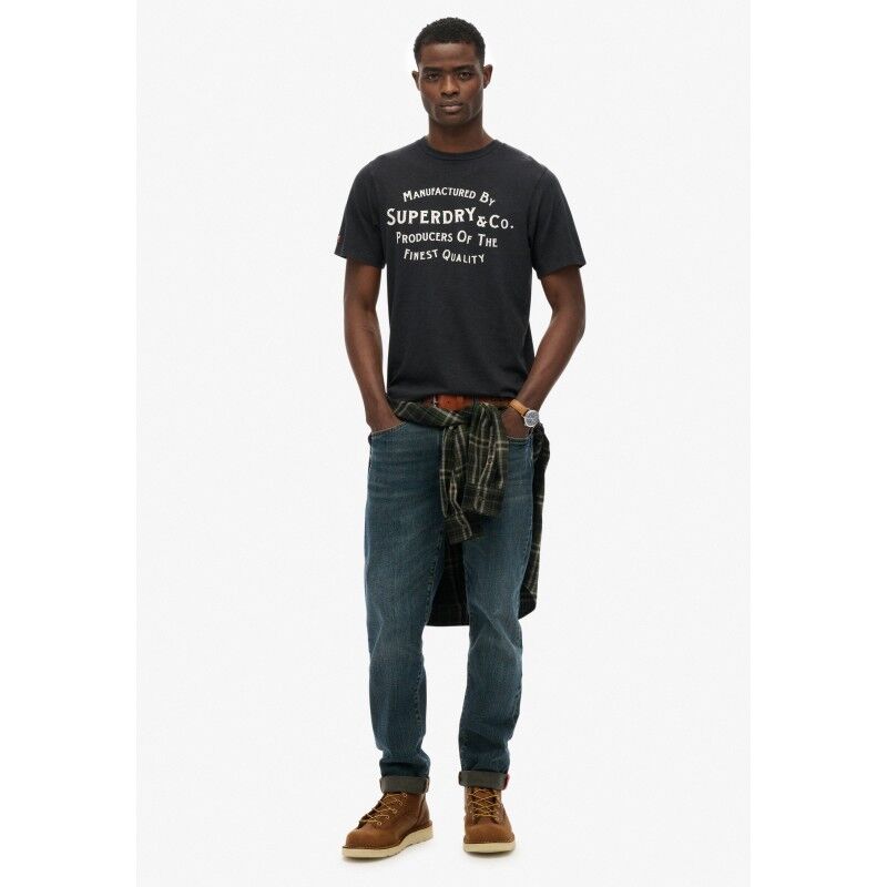 Superdry Copper Label Relaxed Tee - T-shirt - Herrer | Hardloop