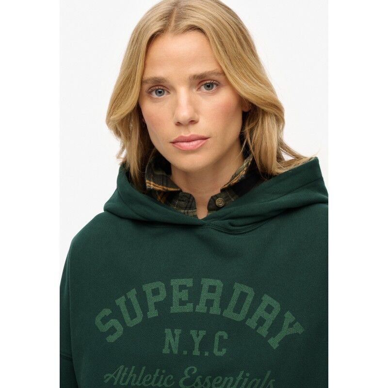 Superdry Athletic Essentials Relax Hood - Felpa con cappuccio - Donna | Hardloop