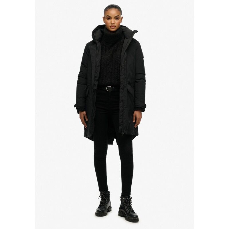 Superdry City Fishtail Padded Parka - Parka - Dames | Hardloop