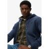 Superdry Essential Logo Half Brushed Zip Hoodie - Hoodie - Herrer | Hardloop