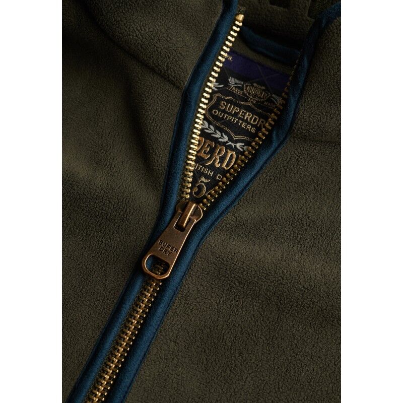Superdry Estate Full Zip Fleece - Fleecetröjor - Dam | Hardloop