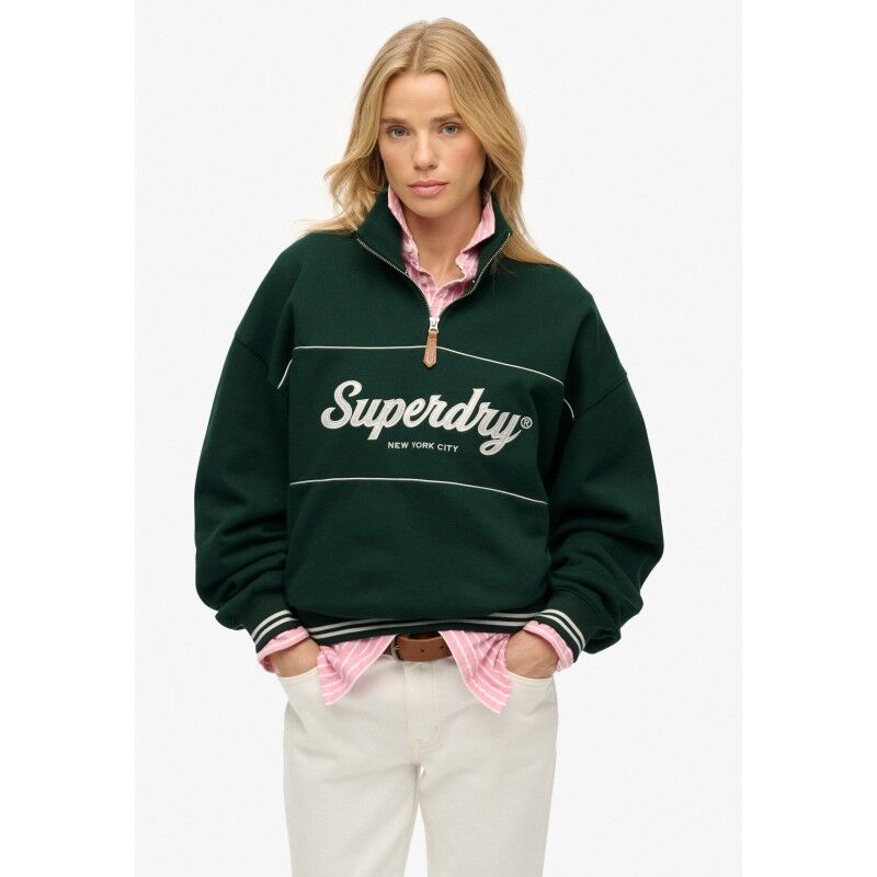 Superdry Country Club Loose 1/4 Zip - Jumper - Women's | Hardloop