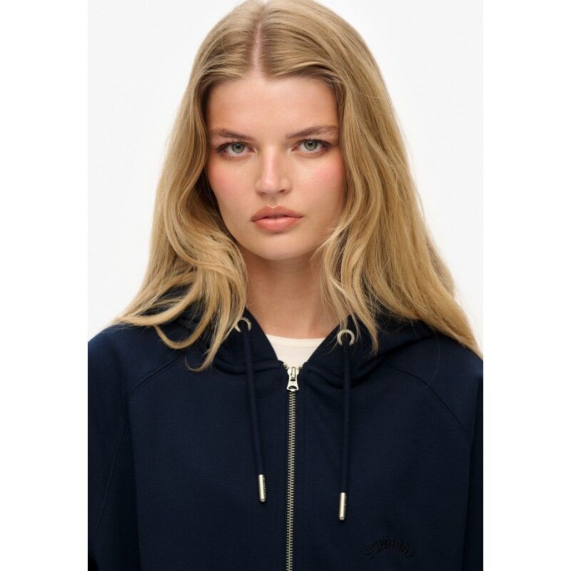 Superdry Essential Logo Raglan Zip Hoodie - Hoodie - Damen | Hardloop