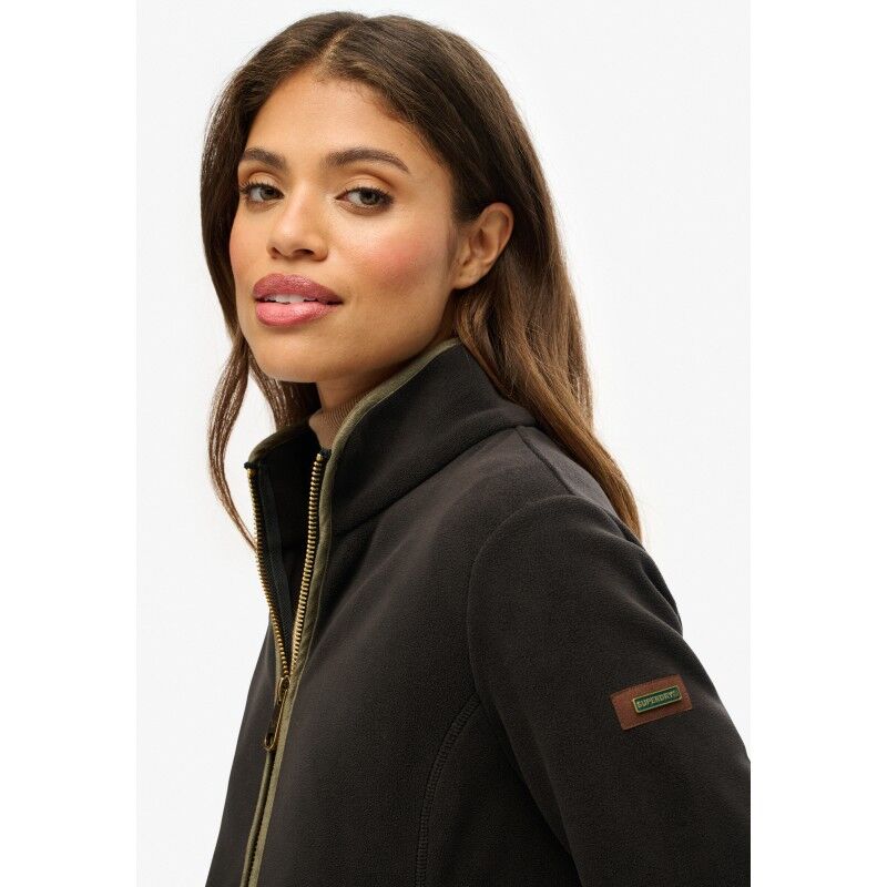 Superdry Estate Full Zip Fleece - Fleecejakke - Damer | Hardloop
