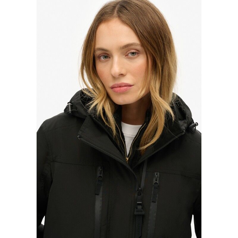Superdry Hooded Longline Shell Parka - Parka femme | Hardloop