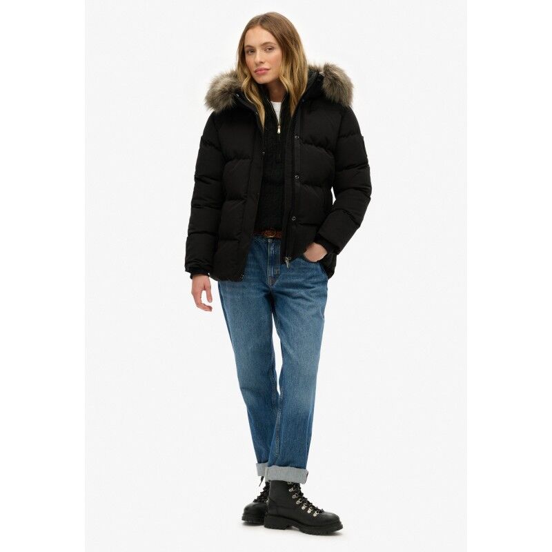 Superdry Everest Classic Puffer Jacket - Syntetjacka - Dam | Hardloop