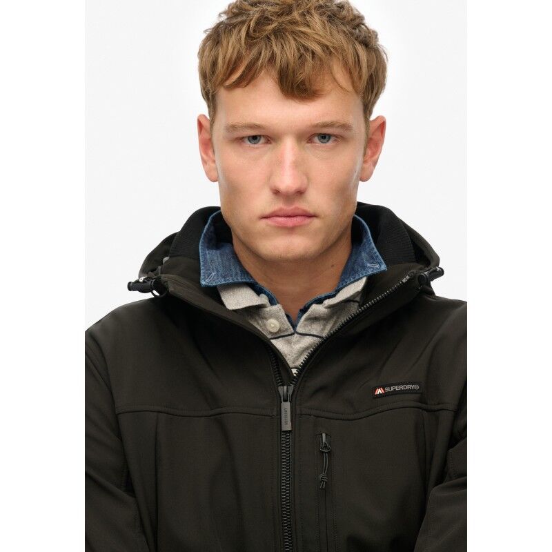 Superdry Hooded Soft Shell Trekker Jkt - Regnjakke - Herrer | Hardloop