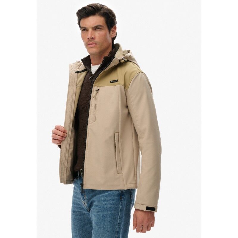 Superdry Hooded Softshell Tech Trekker - Casaco impermeável homem | Hardloop