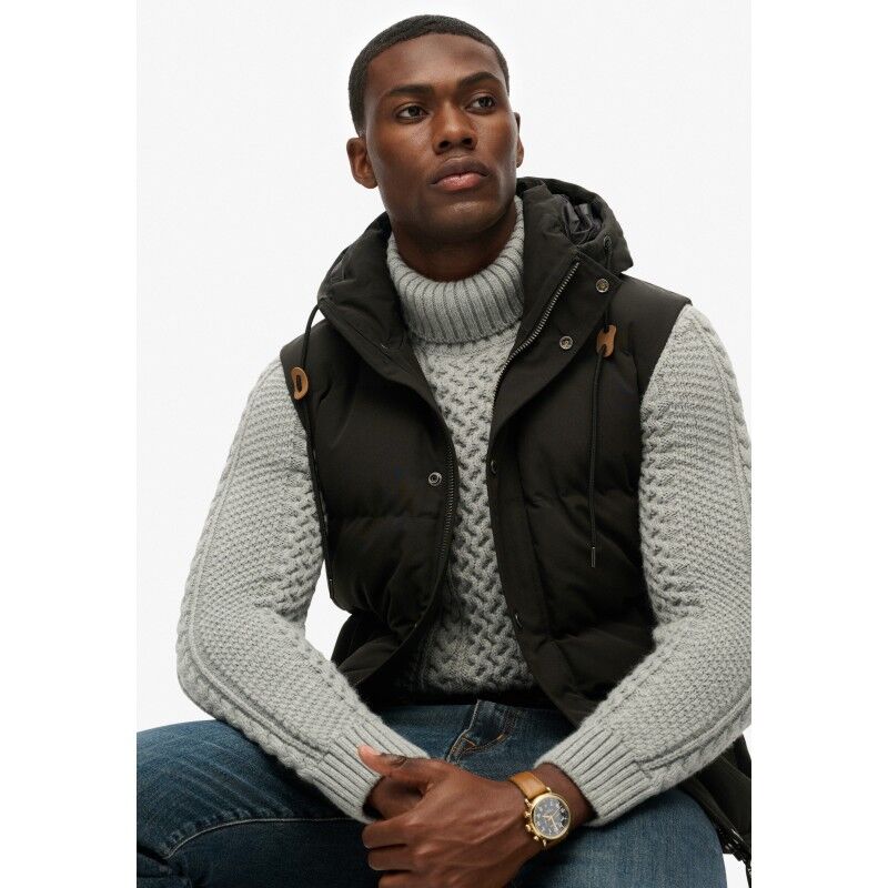 Superdry Everest Hooded Puffer Gilet - Synthetic jacket - Men's | Hardloop