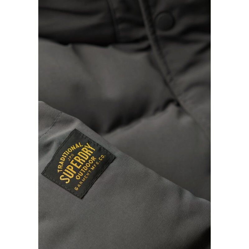 Superdry Everest Short Hooded Puffer - Tekokuitutakki - Miehet | Hardloop