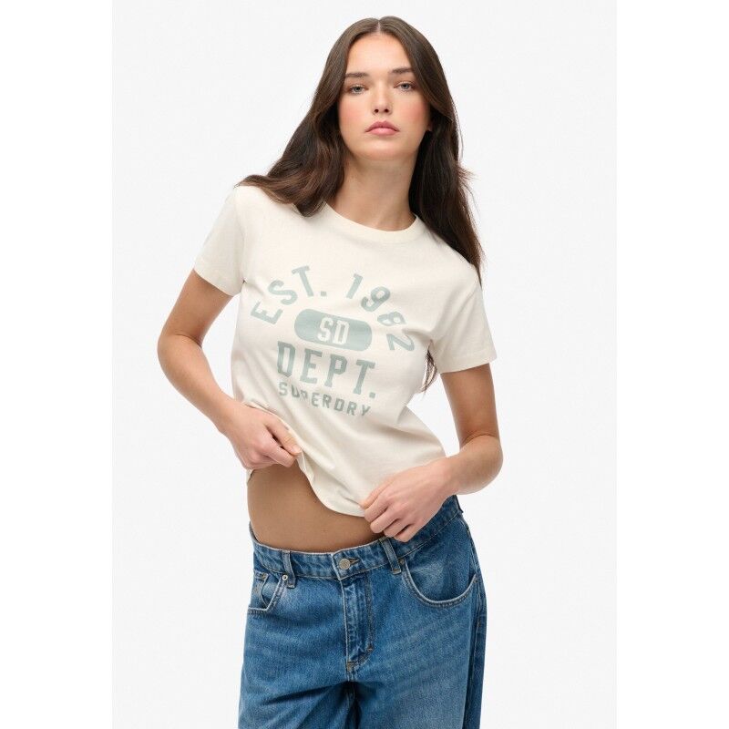 Ath Graphic Fitted Tee - T-shirt - Dames