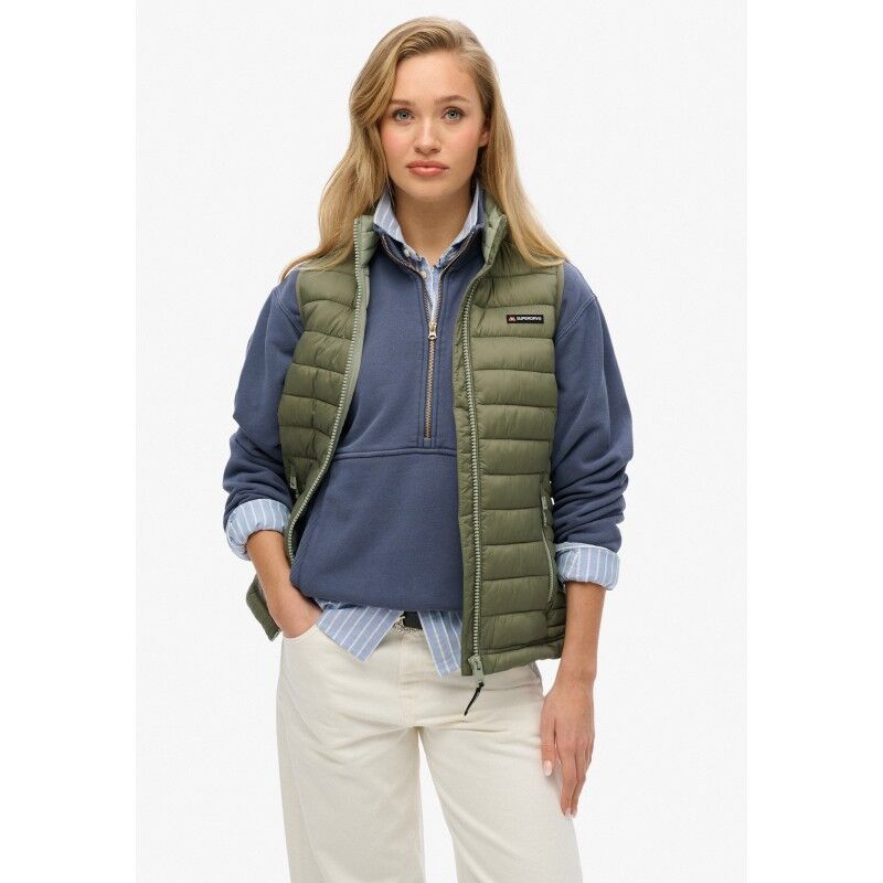 Superdry Fuji Lite Padded Gilet - Donsjack - Dames | Hardloop