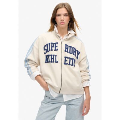 Athletic Applq Loose Zip Track - Dámská mikina