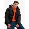 Superdry Black Puffer Jacket - Synthetic jacket - Men's | Hardloop