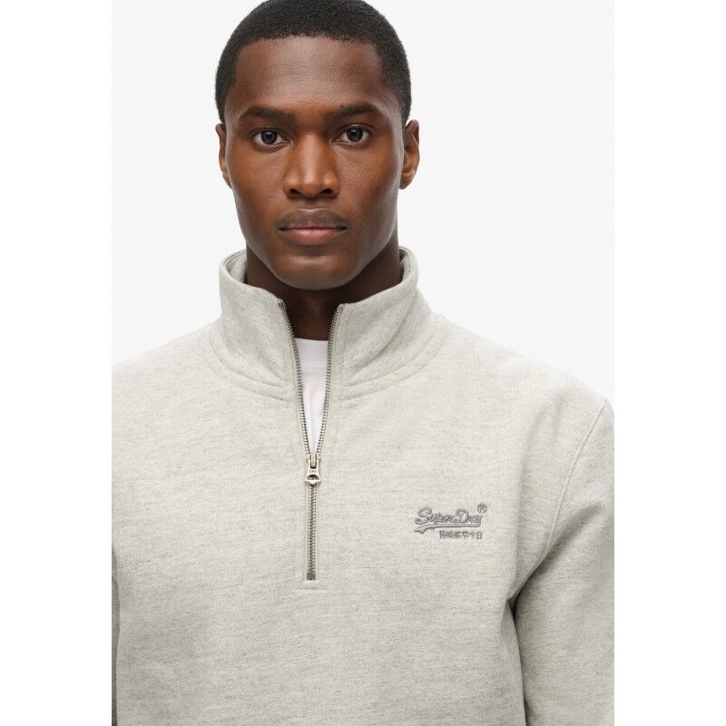 Superdry Essential Logo Half Zip - Pullover homem | Hardloop