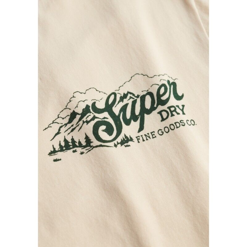 Superdry Lo-Fi Outdoors Relaxed Tee - T-shirt - Heren | Hardloop